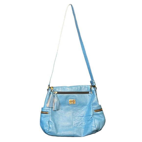 MAXX New York Handbag Blue Purse - Picture 1 of 8